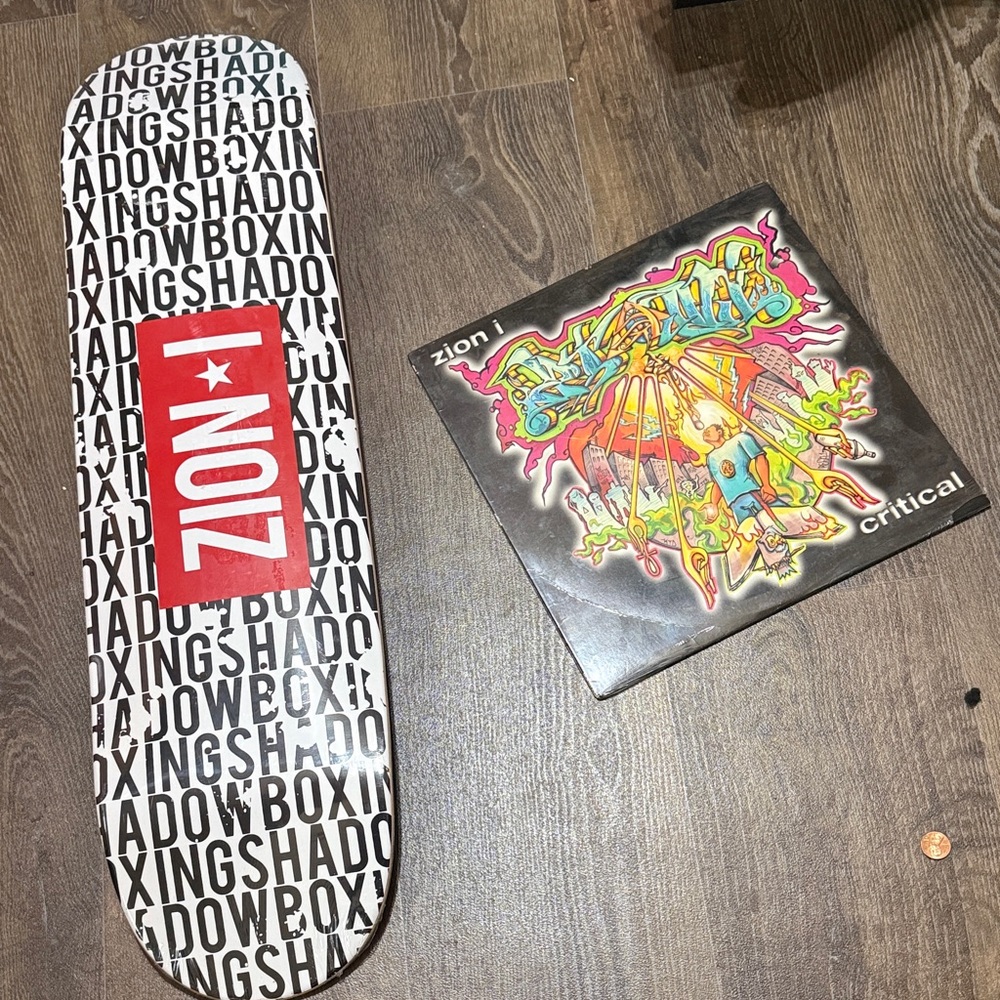 Zion Skateboard Deck with Bold Graphics & “Critical” 12” single